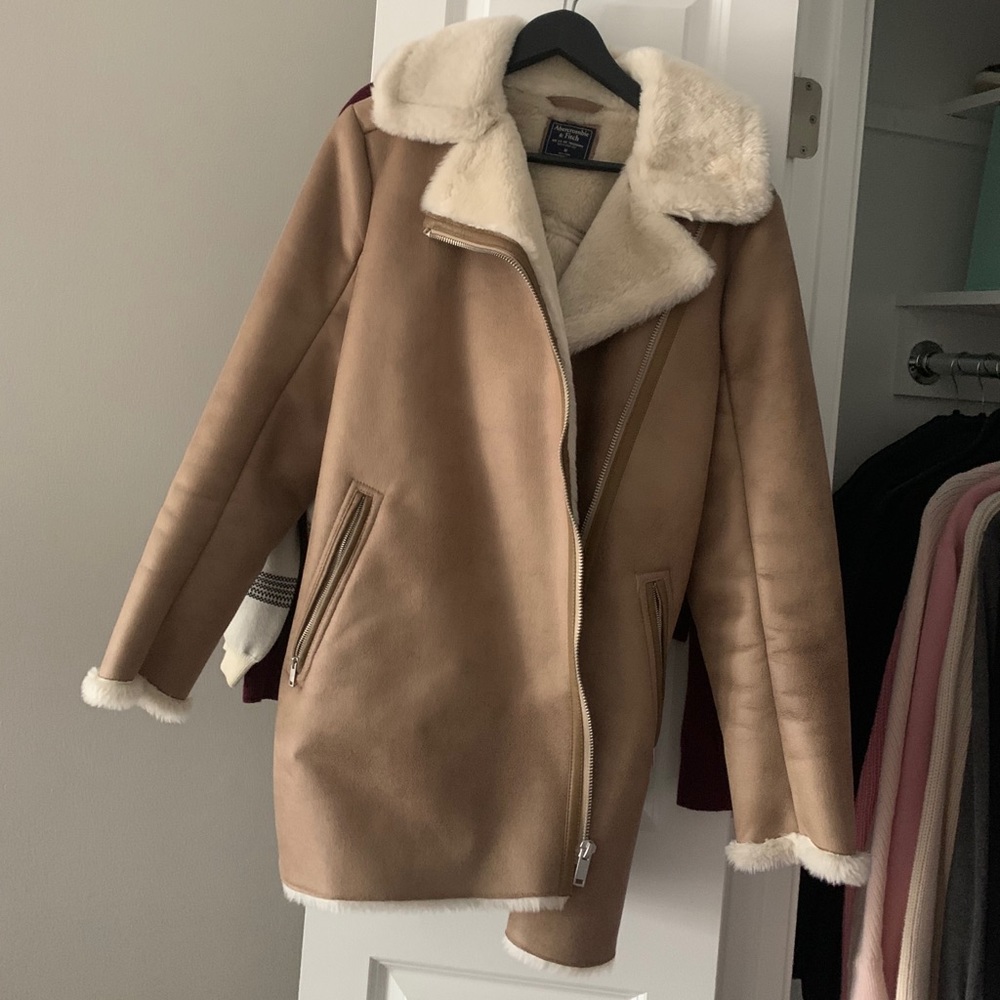 Beige thick coat